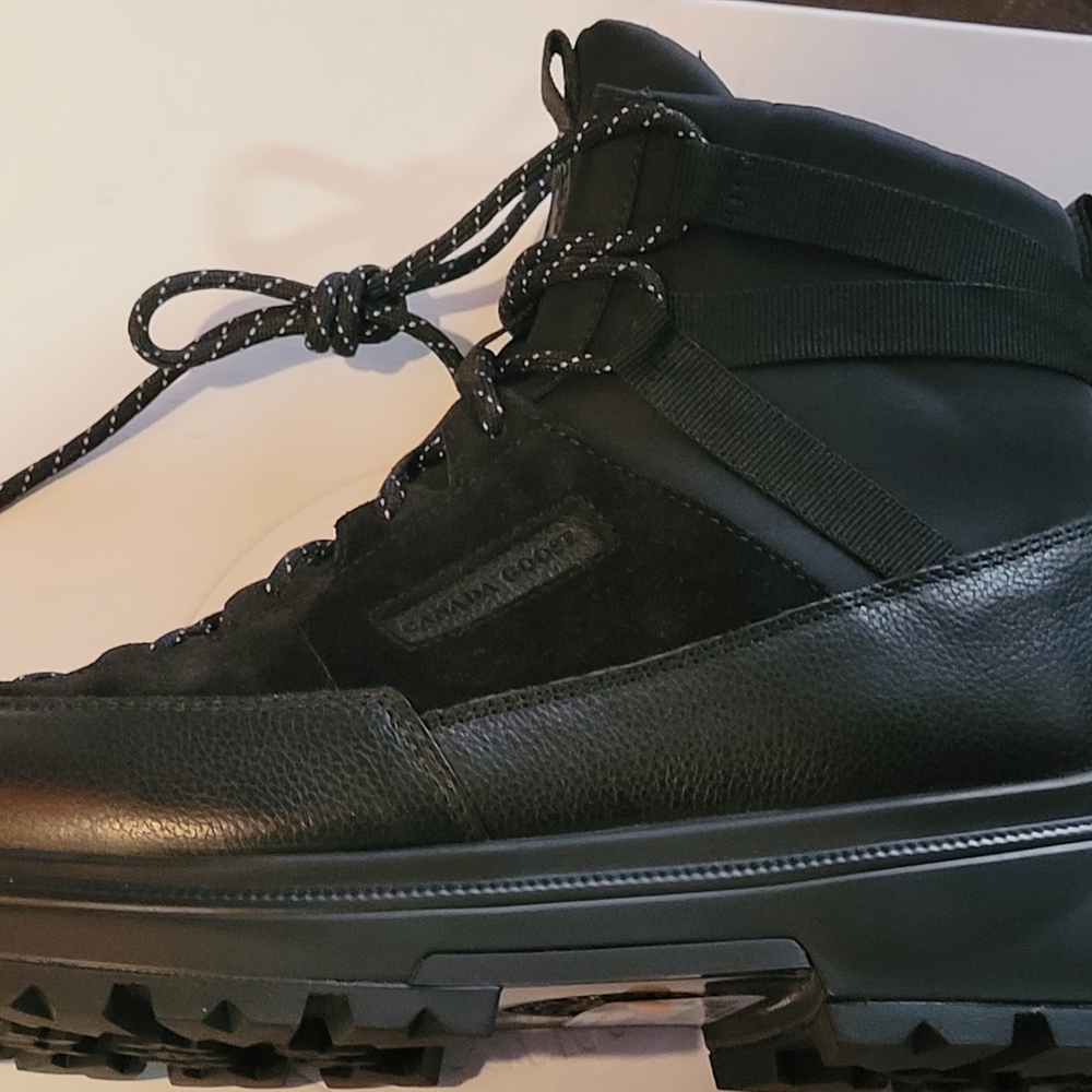 Canada Goose Black Tactical Boots with Durable Sole